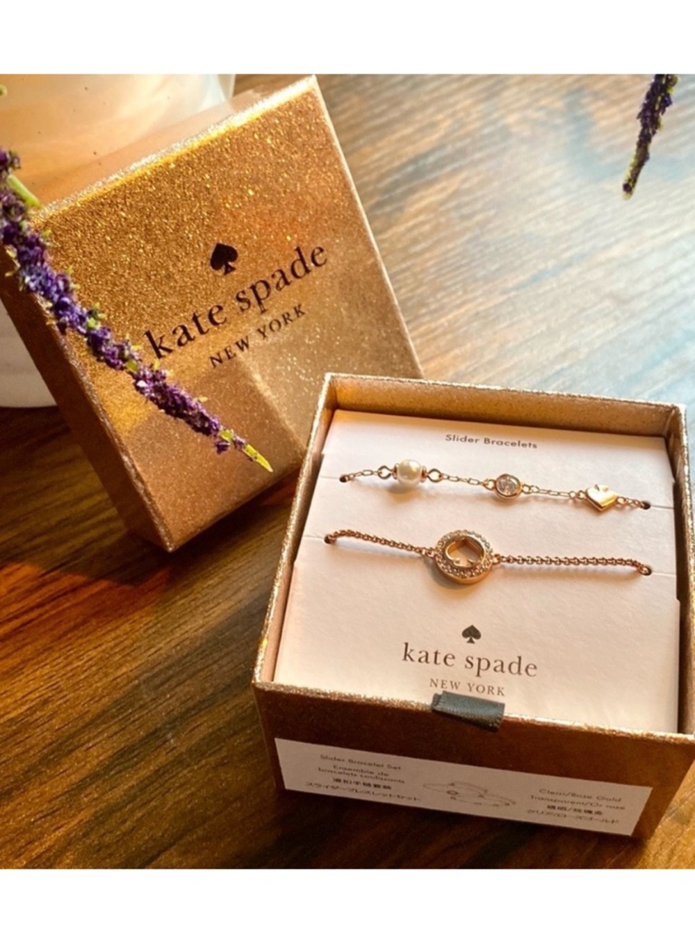 Kate Spade Slider Bracelet Set